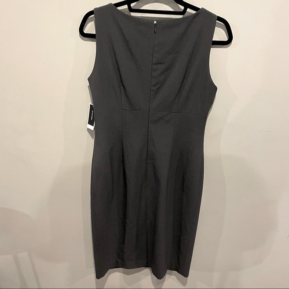 BNWT Nine West Sleeveless Stretch Dress Grey - Picture 10 of 12